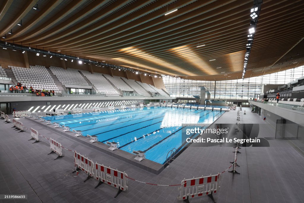 Tour Of The Olympic Aquatic Centre Organised By The Metropole Du Grand Paris