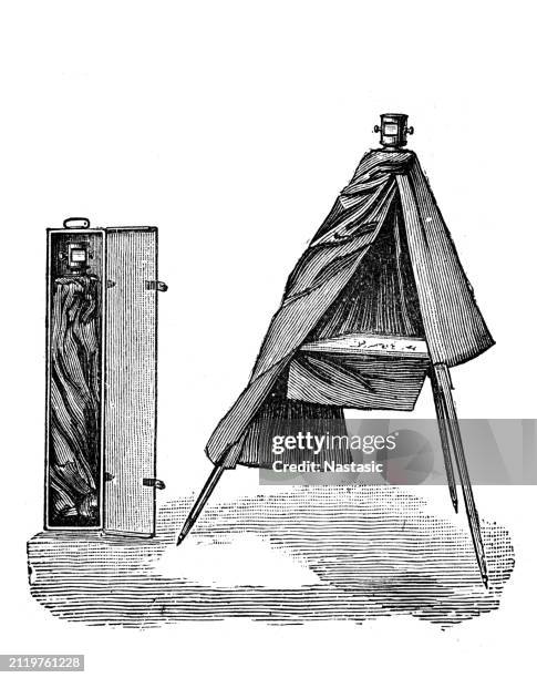 lens image projector - projector isolated stock illustrations