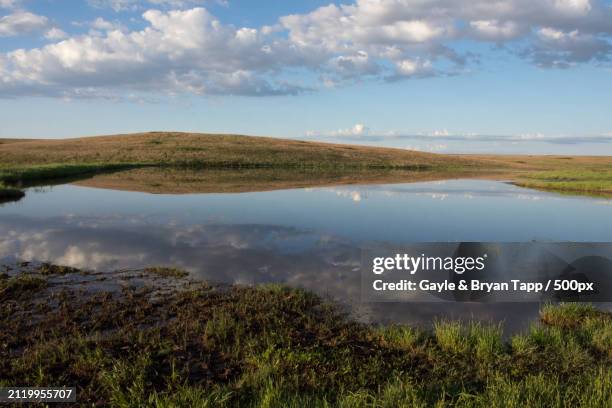 scenic view of lake against sky,oklahoma,united states,usa - oklahoma stock pictures, royalty-free photos & images