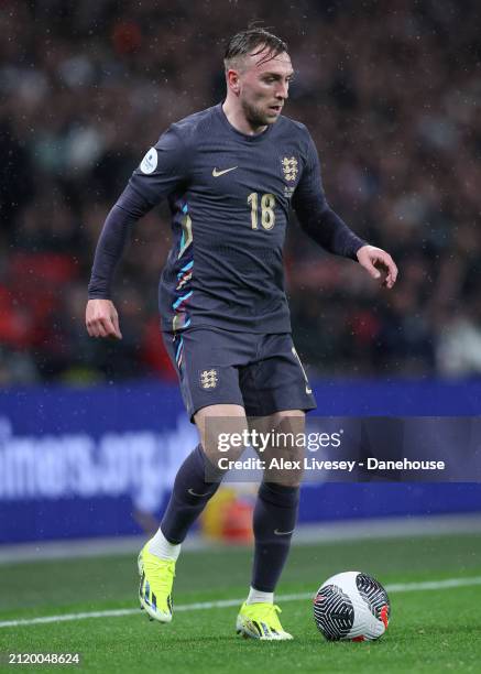 Jarrod Bowen of England during the international friendly match between England and Belgium at Wembley Stadium on March 26, 2024 in London, England.