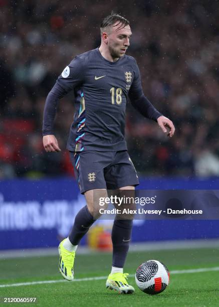 Jarrod Bowen of England during the international friendly match between England and Belgium at Wembley Stadium on March 26, 2024 in London, England.