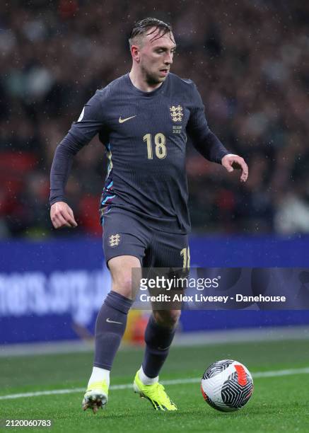 Jarrod Bowen of England during the international friendly match between England and Belgium at Wembley Stadium on March 26, 2024 in London, England.
