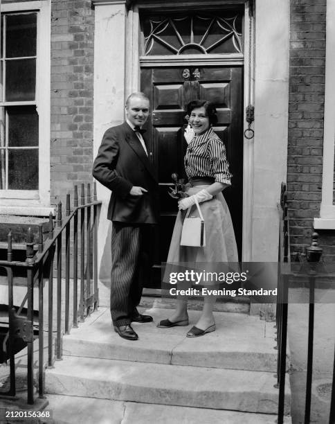 Conservative Member of Parliament Tom Iremonger with his wife, author Lucille Iremonger , July 16th 1955.