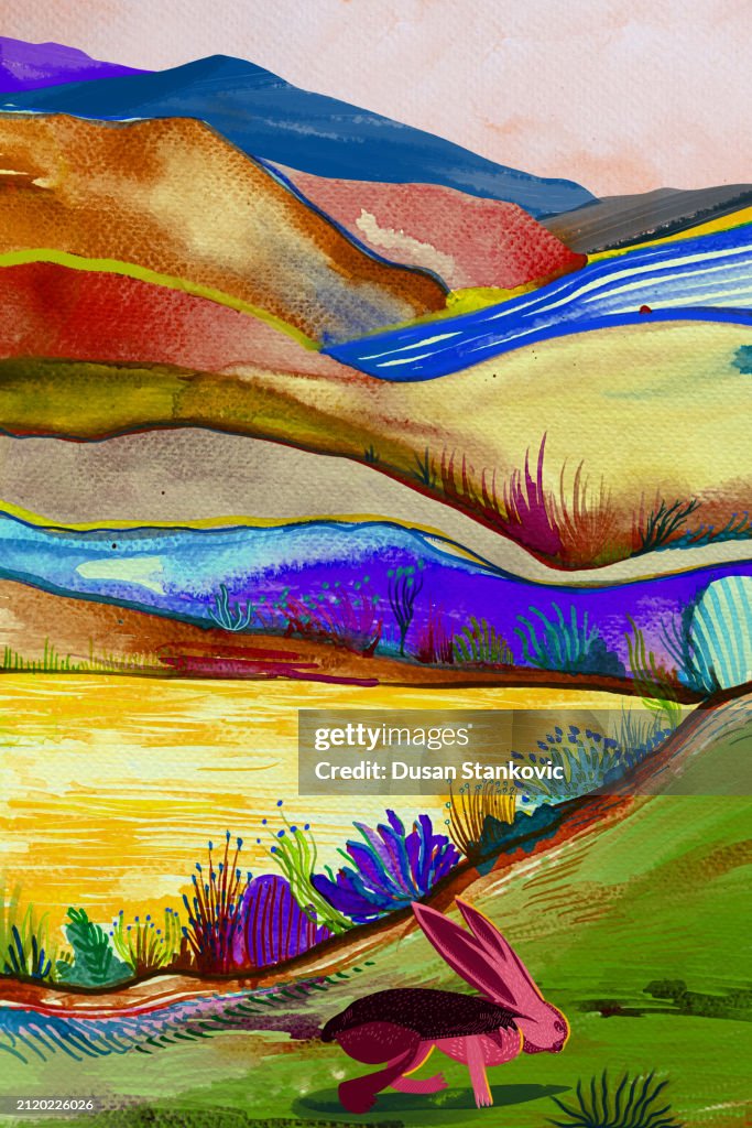 Golden hour in the hills