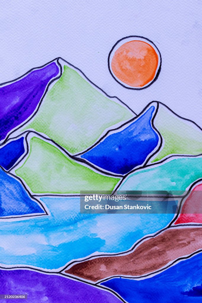 This Abstract Land High-Res Vector Graphic - Getty Images