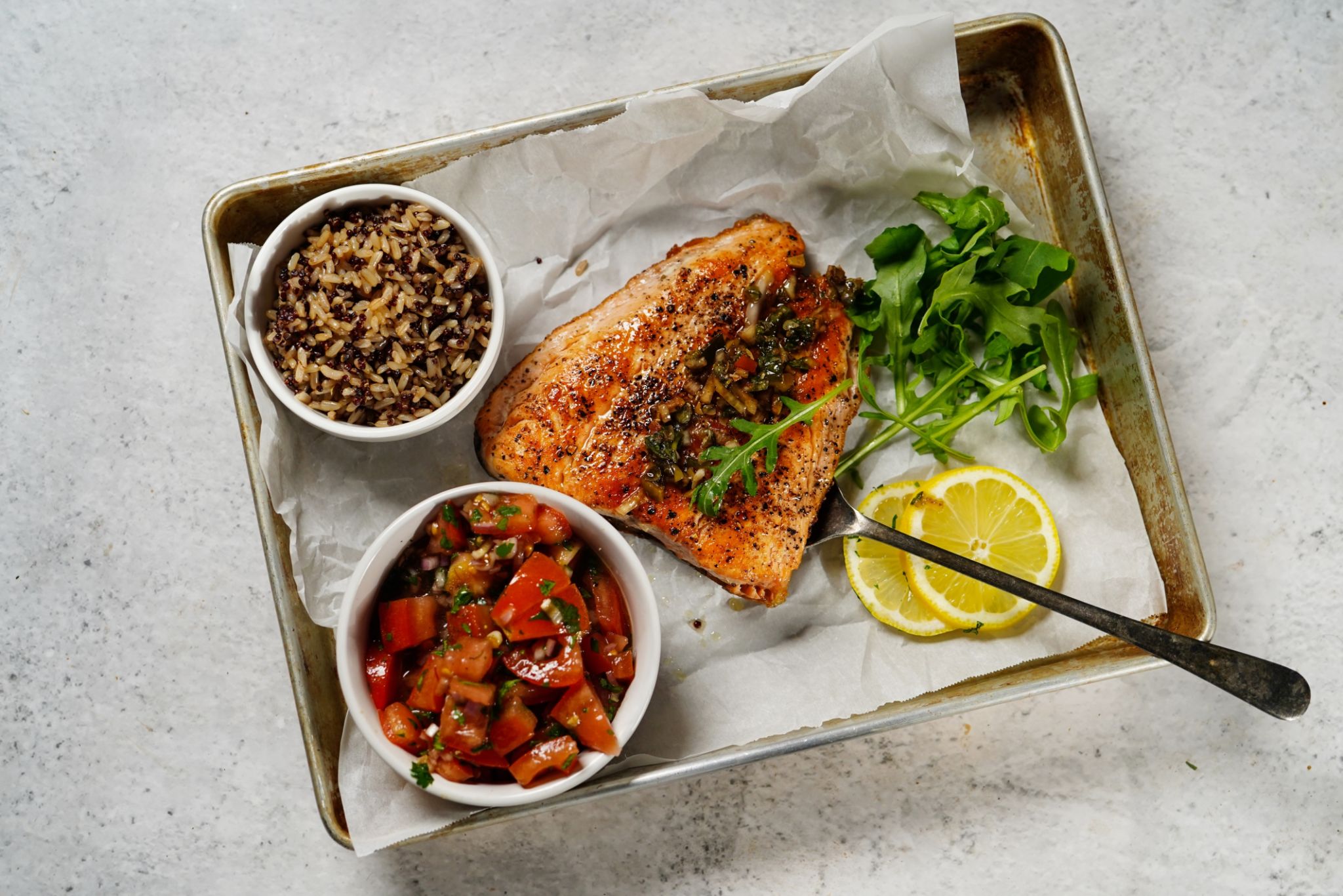 Baked Salmon fillet Baked Salmon fillet