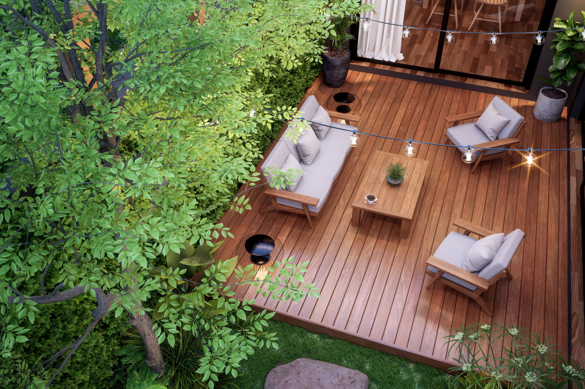 modern terrace design