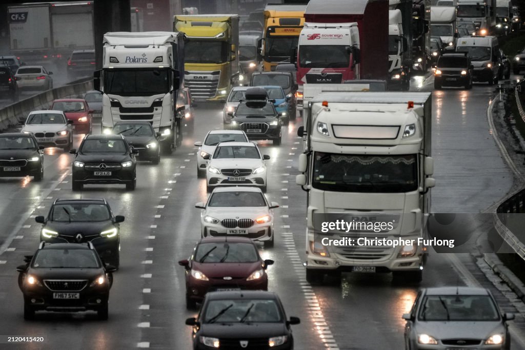 Motorists Face Delays As Brits Hit The Road For Bank Holiday Getaway