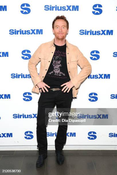 Tony Curran visits SiriusXM Studios on March 28, 2024 in New York City.