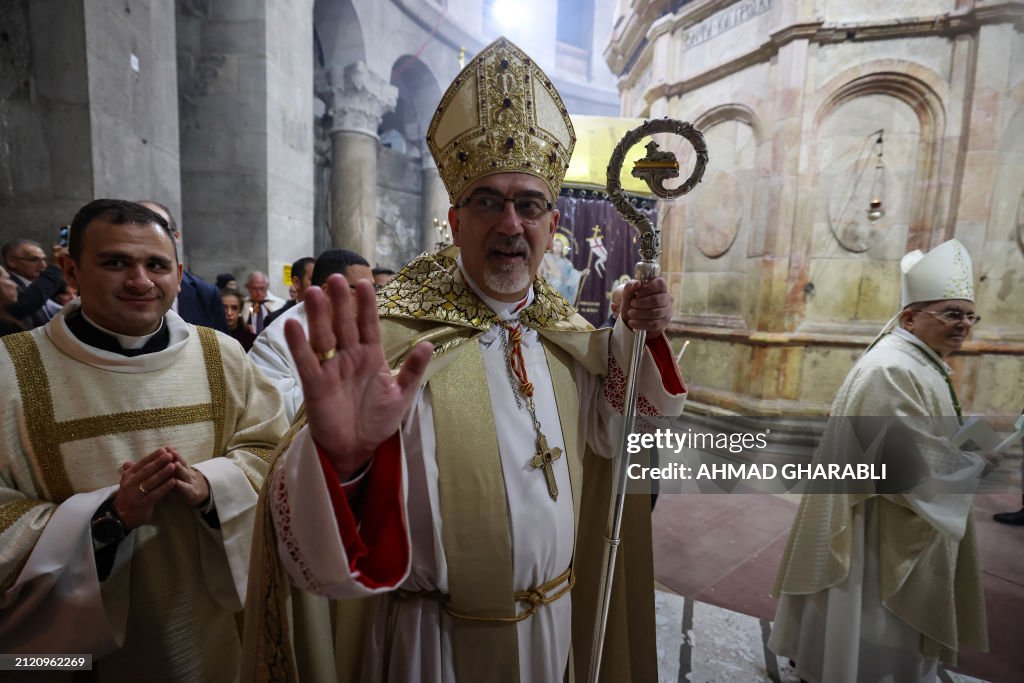 PALESTINIAN-ISRAEL-RELIGION-CHRISTIANITY-EASTER
