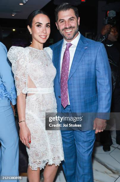 Anna Bader and Seth Bader attend the Fifty Shades of Power Edition Cover Reveal and Launch Party at Lock and Key on March 28, 2024 in Atlanta,...