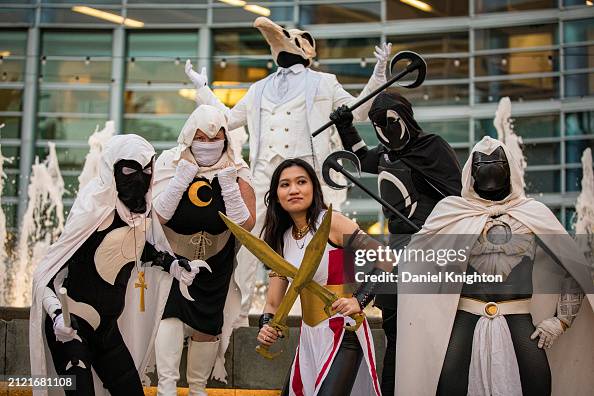 Moon Knight Cosplayers At WonderCon