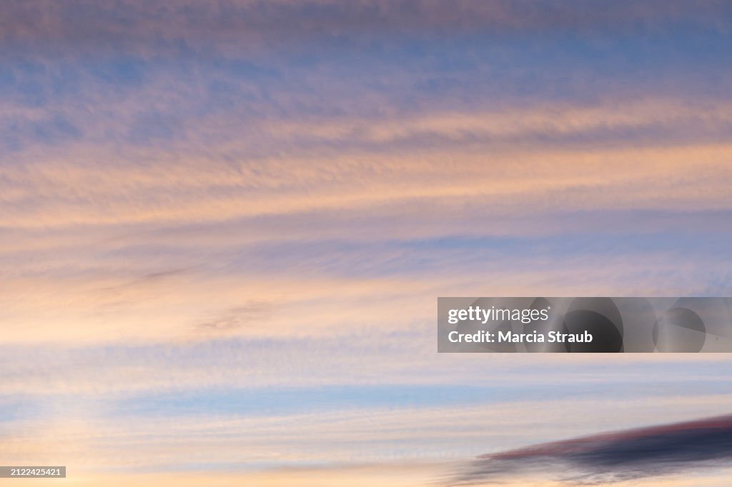 Layers of Colors and Light at Sunset