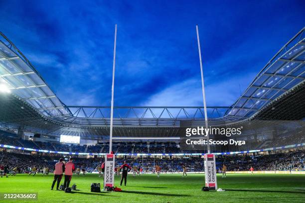 General view during the Top 14 match between Bayonne and Toulon at Reale Arena on March 31, 2024 in San Sebastian, Spain. - Photo by Icon Sport