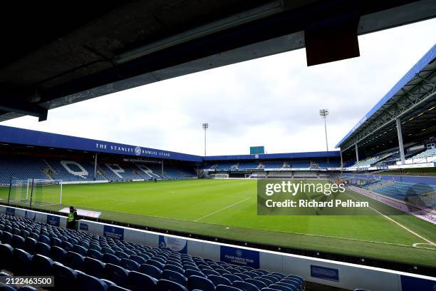 General view inside the stadium prior to the Sky Bet Championship match between Queens Park Rangers and Birmingham City at Loftus Road on March 29,...