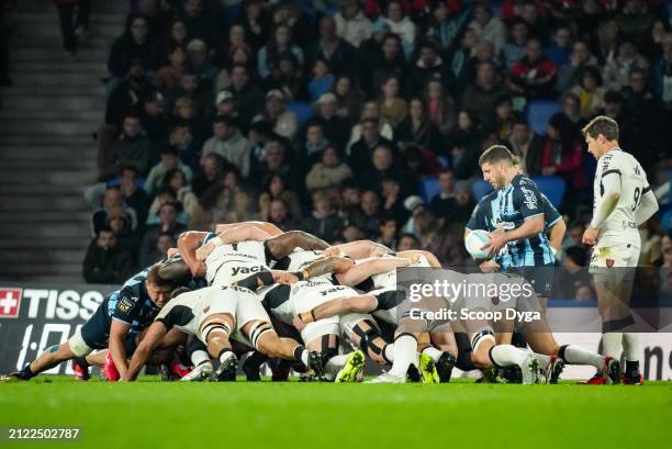 Guillaume ROUET of Aviron Bayonnais during the Top 14 match between Bayonne and Toulon at Reale Arena on March 31, 2024 in San Sebastian, Spain. -...