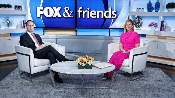 NY: Almar Latour Visits "Fox & Friends"