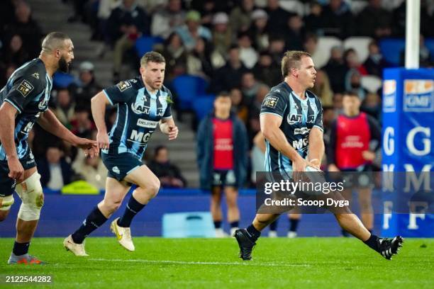 Facundo BOSCH of Aviron Bayonnais during the Top 14 match between Bayonne and Toulon at Reale Arena on March 31, 2024 in San Sebastian, Spain. -...