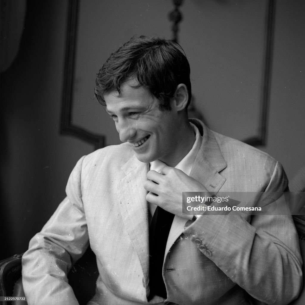 Jean-Paul Belmondo During The Mar del Plata Film Festival