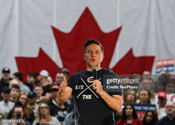 Conservative Party Rally Canadian Conservative Party Photos and Premium High Res Pictures ...