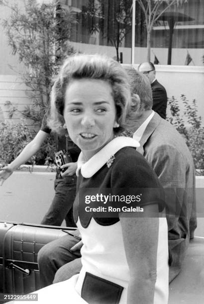 American socialite Ethel Kennedy attends a campaign rally at the Beverly Hilton Hotel, Beverly Hills, California, May 29, 1968.