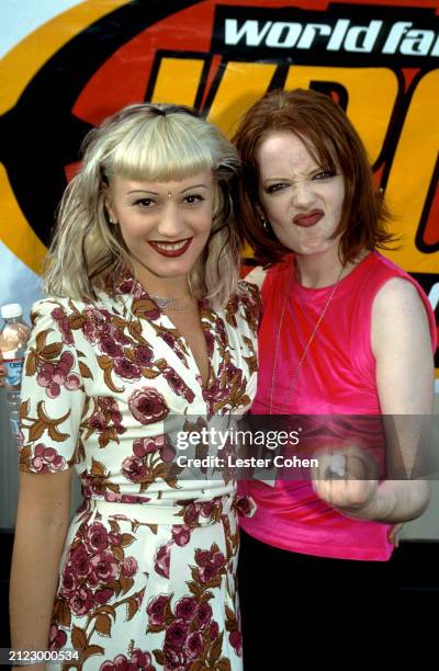 American singer Gwen Stefani, of the American rock band No Doubt, and Scottish musician Shirley Manson, of the American alternative rock band...