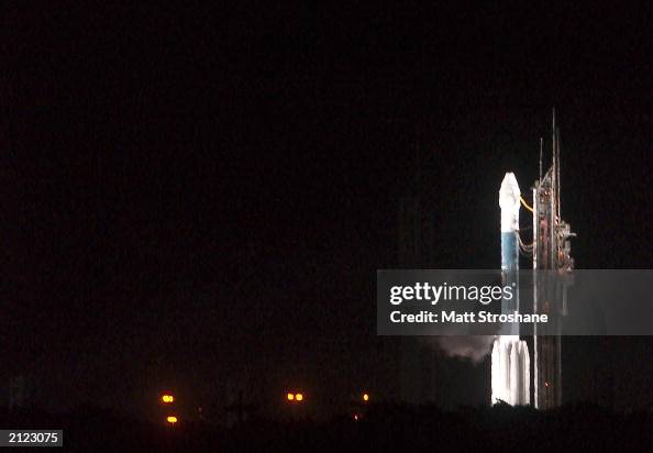 Second Mars Rover A Boeing Delta II rocket carrying the second Mars Exploration Rover ...