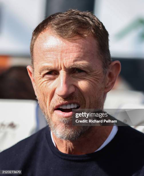 Gary Rowett interim manager of Birmingham City during the Sky Bet Championship match between Queens Park Rangers and Birmingham City at Loftus Road...