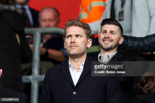 Southampton co-owner Rasmus Ankersen during the Sky Bet Championship match between Southampton FC and Middlesbrough at St. Mary's Stadium on March...