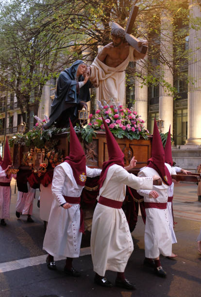 ESP: Good Friday Procession Of Penitents In Bilbao