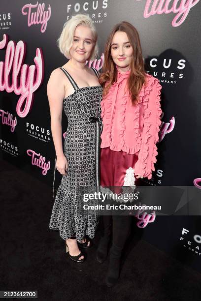 Mady Dever, Kaitlyn Dever seen at Focus Features Los Angeles Premiere of TULLY at Regal Cinemas L.A. LIVE, Los Angeles, CA, USA - 18 April 2018