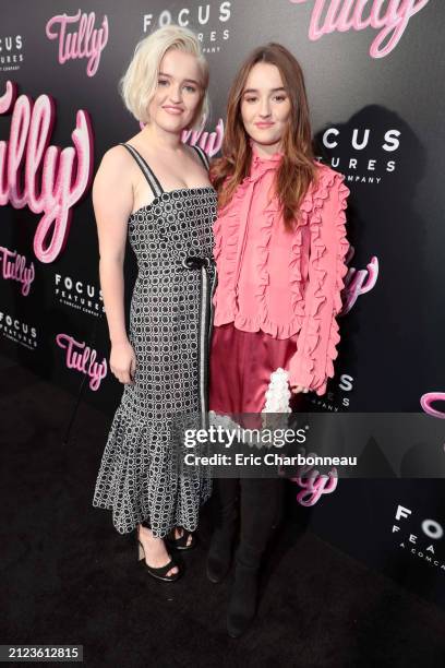 Mady Dever, Kaitlyn Dever seen at Focus Features Los Angeles Premiere of TULLY at Regal Cinemas L.A. LIVE, Los Angeles, CA, USA - 18 April 2018