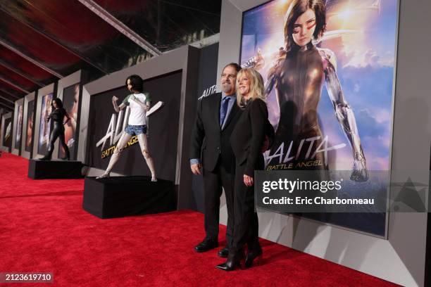 Jon Landau, Producer, Julie Landau seen at Twentieth Century Fox 'Alita: Battle Angel' Premiere at Regency Village Theatre, Los Angeles, CA, USA - 05...