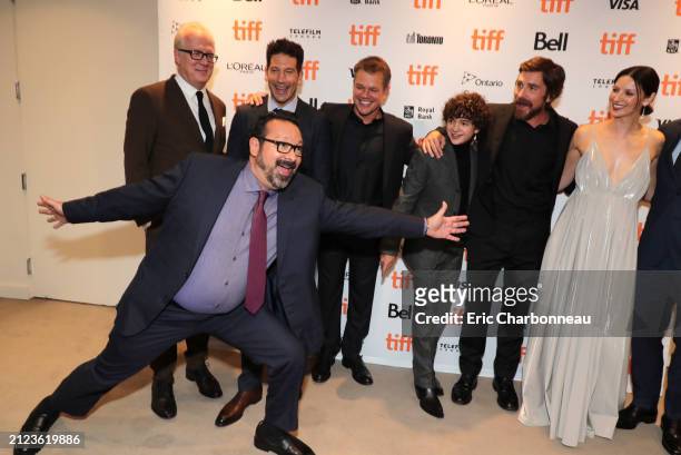 James Mangold, Director/Producer, Tracy Letts, Jon Bernthal, Matt Damon, Noah Jupe, Christian Bale, Caitriona Balfe, Josh Lucas seen at Twentieth...