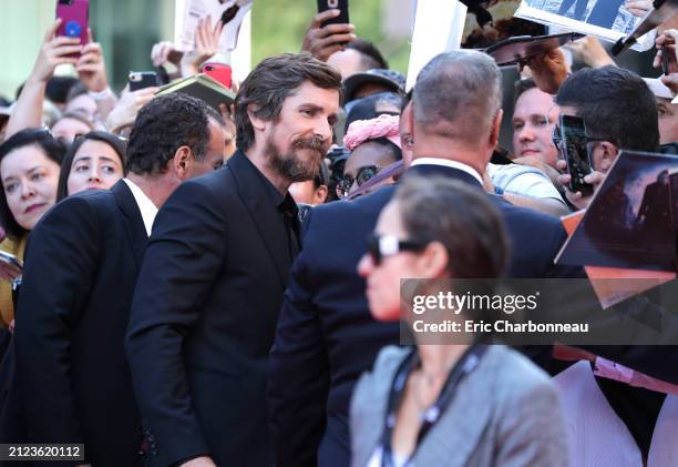 Christian Bale seen at Twentieth Century Fox FORD V FERRARI Premiere at the Toronto International Film Festival, Toronto, Canada - 9 Sep 2019