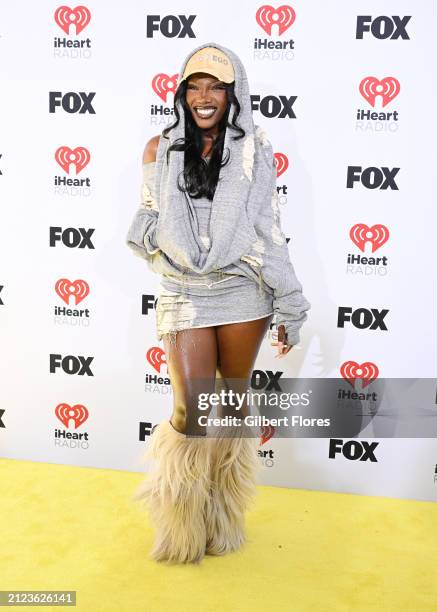 Doechii at the 2024 iHeartRadio Music Awards held at the Dolby Theatre on April 1, 2024 in Los Angeles, California.