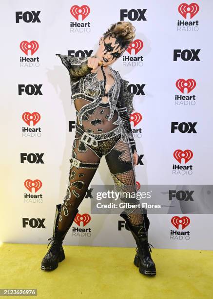 JoJo Siwa at the 2024 iHeartRadio Music Awards held at the Dolby Theatre on April 1, 2024 in Los Angeles, California.