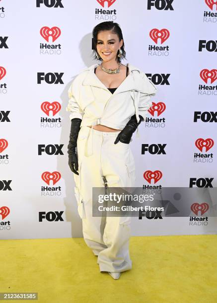 Agnez Mo at the 2024 iHeartRadio Music Awards held at the Dolby Theatre on April 1, 2024 in Los Angeles, California.