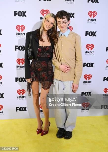 Ashley Matheson and Matt Taylor at the 2024 iHeartRadio Music Awards held at the Dolby Theatre on April 1, 2024 in Los Angeles, California.