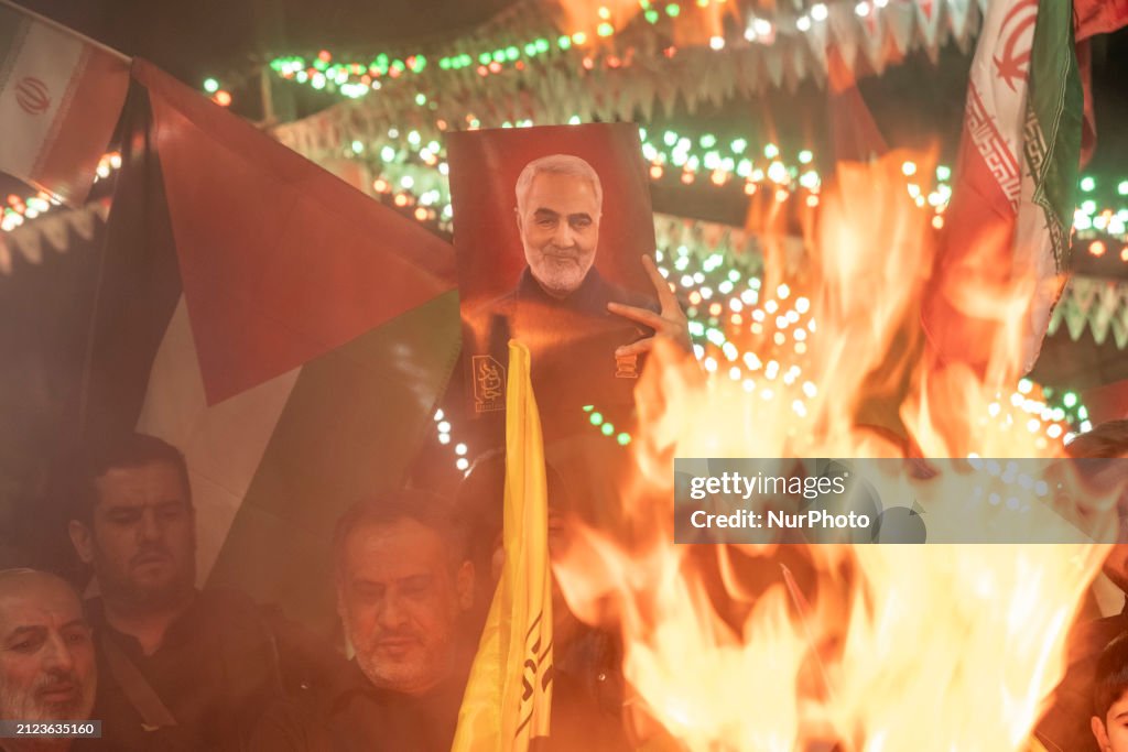 Protest Against Israeli Air Strike Against Iranian Consulate In Syria