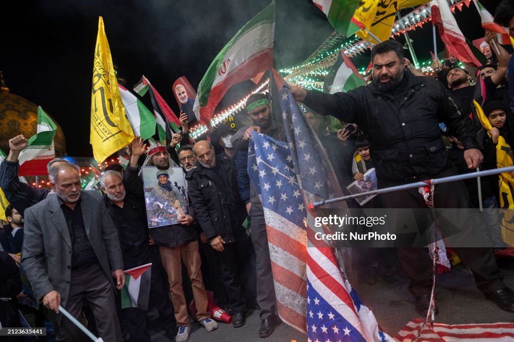 Protest Against Israeli Air Strike Against Iranian Consulate In Syria