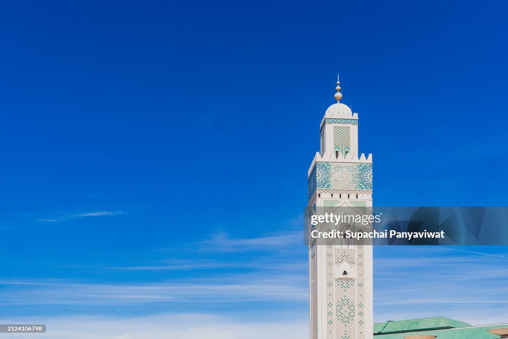 Tower of Hassan II Mosque, Casablanca, Morocco