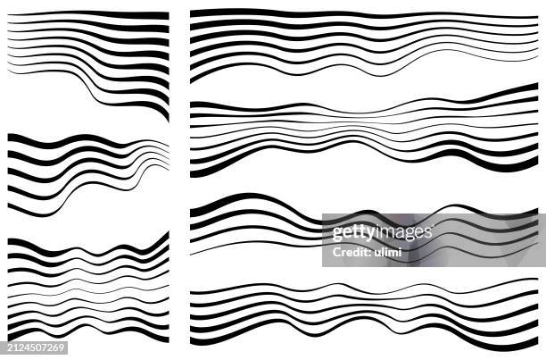illustrazioni stock, clip art, cartoni animati e icone di tendenza di linee ondulate astratte - morbidezza