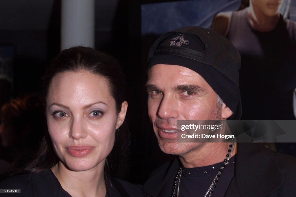 Jolie And Thornton At Tomb Raider Premiere