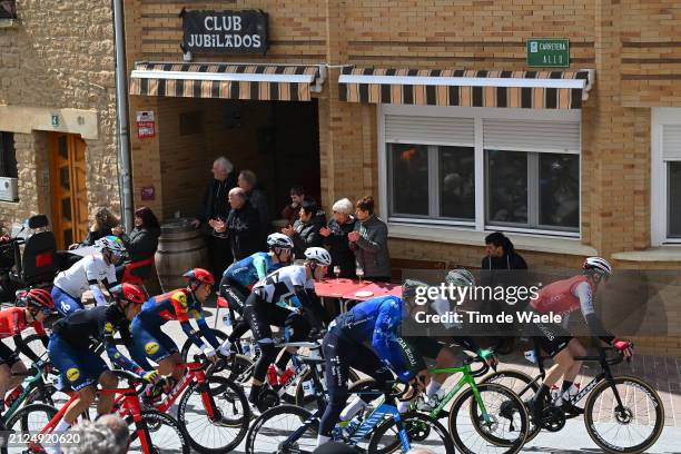 Carlos Verona of Spain, Andrea Bagioli of Italy and Team Lidl - Trek, Jon Barrenetxea of Spain and Movistar Team, Ben Hermans of Belgium and Team...