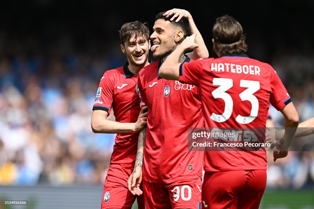 Atalanta thrashes Napoli at home and strengthens their hold on sixth place in Serie A