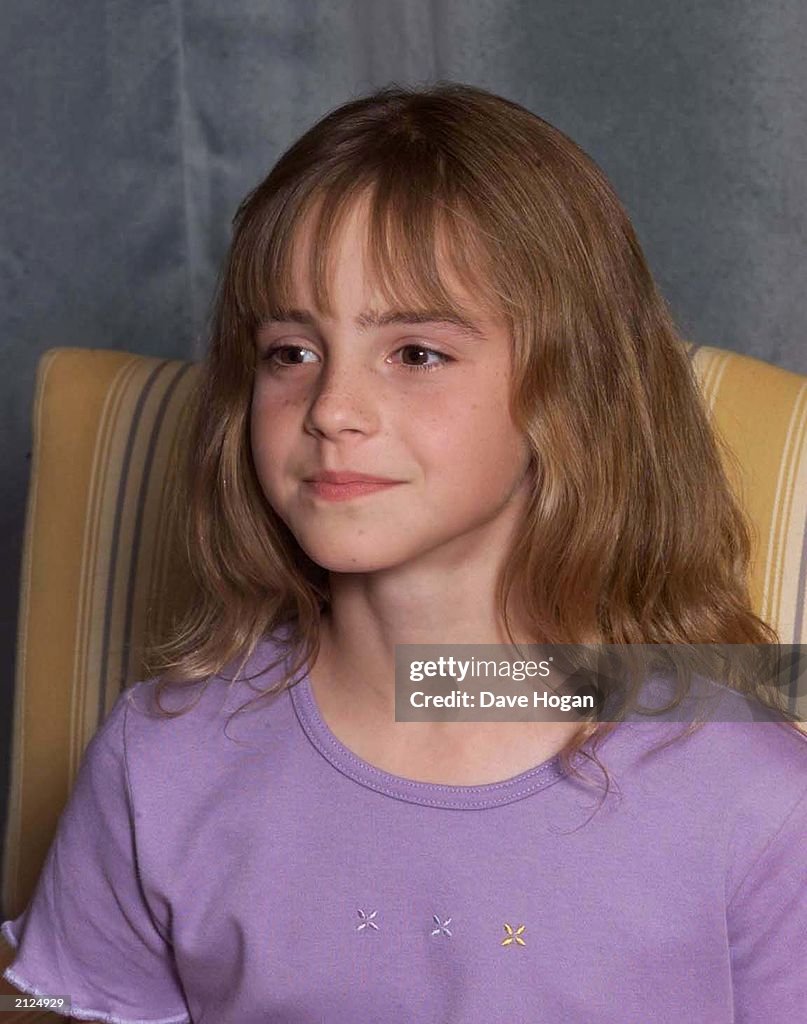 Actress Emma Watson attends a press conference for the movie