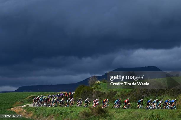 Natnael Tesfatsion of Eritrea and Team Lidl - Trek, Jesus Herrada of Spain and Team Cofidis, Gonzalo Serrano of Spain and Movistar Team, Jaakko...