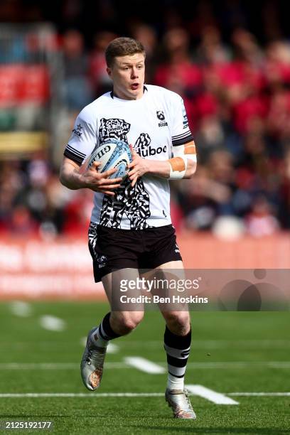 Noah Heward of Bristol in action during the Gallagher Premiership Rugby match between Gloucester Rugby and Bristol Bears at Kingsholm Stadium on...