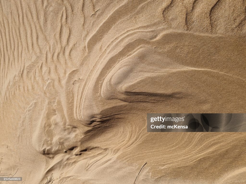 Real Sand Patterns Patterns In Sand High-Res Stock Photo - Getty Images